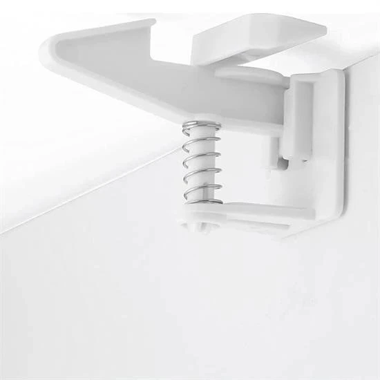 İpek Yıldızı® Bebek Çocuk Güvenliği Korumalı Yapışkan Çekmece ve Dolap İçin Tutucu Gizli Güvenlik Kilidi - 4