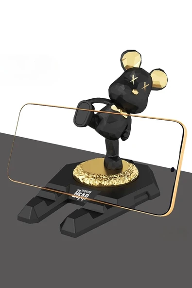 İpek Yıldızı® Ayıcıklı Telefon ve Tablet Standı Masa Üstü Telefon ve Tablet Tutucu Aparatı - Resim 6