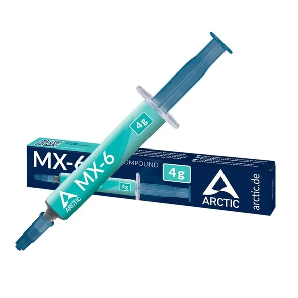 5 Adet Arctic Mx-6 Termal Macun 4 Gram 7.5w/mk ( Yüksek Performanslı Ürün ) ürün görseli