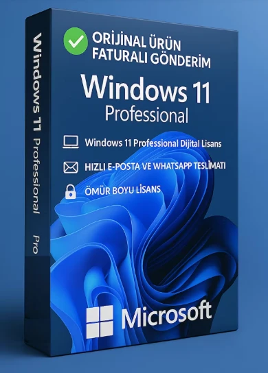 Windows 11 Pro Dijital Lisans Anahtarı Key - 11