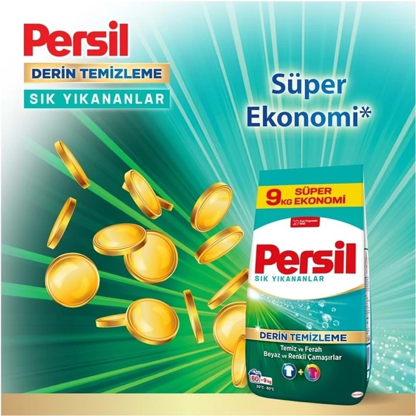 Persil Matik Toz Çamaşır Deterjanı 27KG Sık Yıkananlar Beyaz ve Renkliler İçin (3PK*9KG)(180 Yıkama) - Resim 5