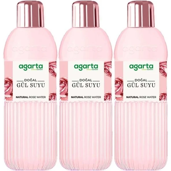Agarta Doğal Gül Suyu 400ML (3 Lü Set) ürün görseli 1