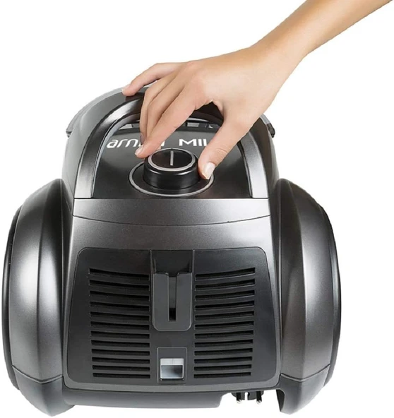 arnica ET14440 Mila Antrasit Toz Hazneli Elektrikli Süpürge, 750 W, HEPA 13 Filtre, 2.5 L Kapasite, Antrasit - Resim 4