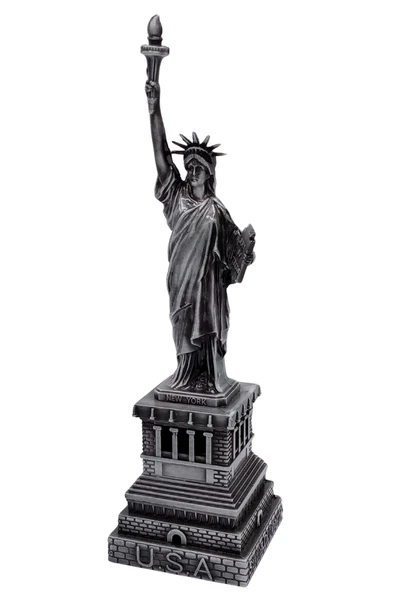 Metal Özgürlük Heykeli Gümüş Vintage Dekor USA 25cm - Resim 10