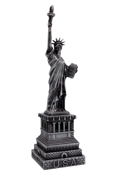 Metal Özgürlük Heykeli Gümüş Vintage Dekor USA 25cm - Resim 8