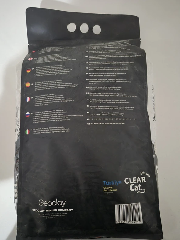 Clear Cat Blanco Aktif Karbon Kedi Kumu 10 Lt - 2