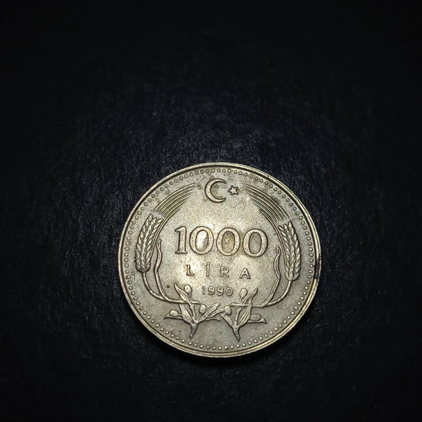 Escoines 399636899182e942bf 1990 1000lira ççt+ %69,5 Bakır para - Resim 4
