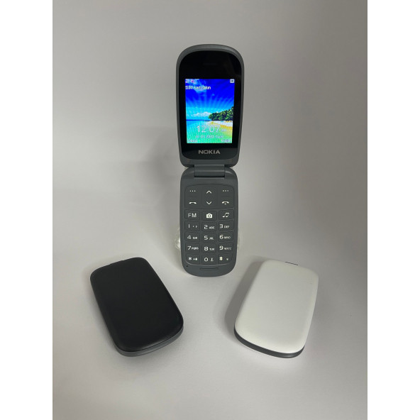 Nokıa Yeni Kapaklı 6600 flip Cep Telefonu(Siyah) - 3