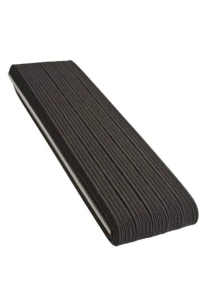 Lastik En 2 cm 10 Metre Siyah - 1