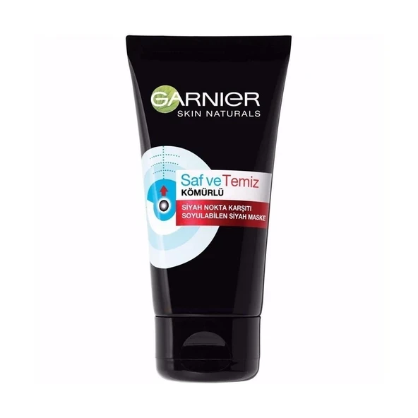 Garnier Saf & Temiz Kömürlü Siyah Nokta Karşıtı Soyulabilen Maske 50 ml