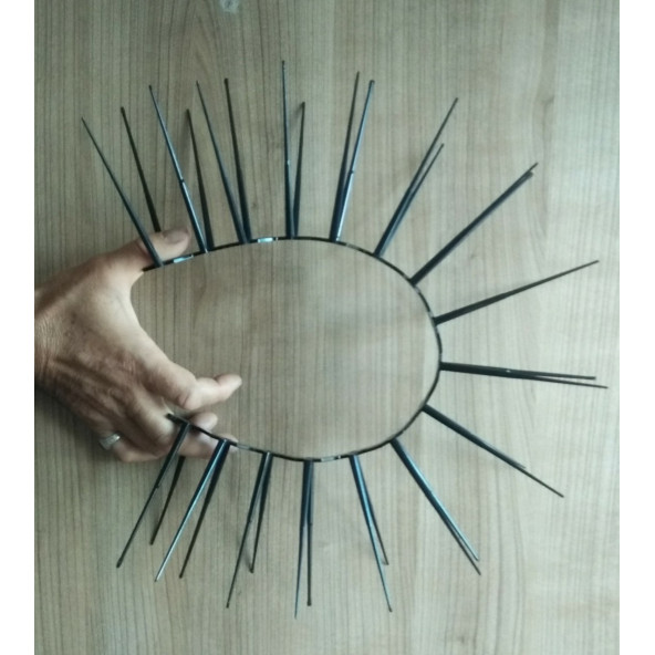 Güvercin Kuşkondurmaz 10 Metre Siyah Diken Teras Çatı Balkon İçin - 3