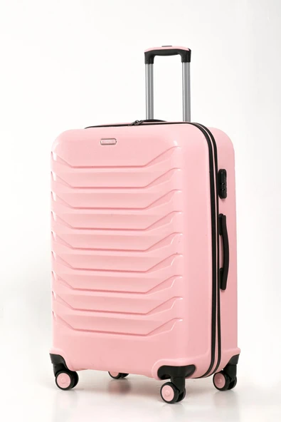 YEFA PP Polipropilen Kırılmaz Büyük & Orta Boy 2'li Valiz Seti - Resim 2