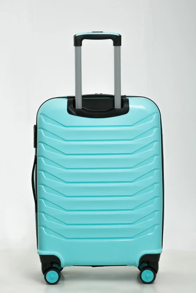 YEFA PP Polipropilen Kırılmaz Büyük & Orta Boy 2'li Valiz Seti - Resim 5