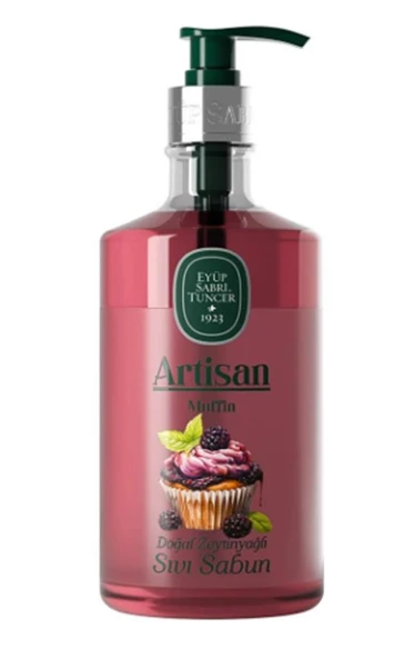 Eyüp Sabri Tuncer Artisan Muffin 600ml Doğal Zeytinyağlı Sıvı Sabun ürün görseli 1