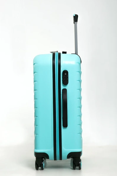 YEFA PP Polipropilen Kırılmaz Büyük & Orta Boy 2'li Valiz Seti - Resim 4