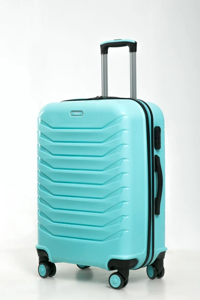 YEFA PP Polipropilen Kırılmaz Büyük & Orta Boy 2'li Valiz Seti - Resim 3