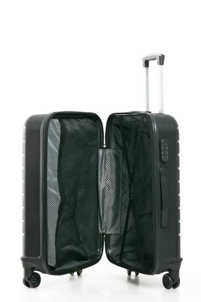 YEFA PP Polipropilen Kırılmaz Büyük & Orta Boy 2'li Valiz Seti - Resim 6