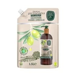 Eyüp Sabri Tuncer 1,5lt  Doğal Zeytin Yağlı Sıvı Sabun Doypack - Resim 2