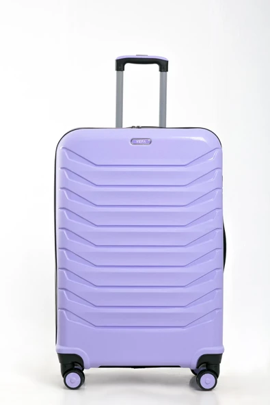 YEFA PP Polipropilen Kırılmaz Büyük & Kabin Boy 2'li Valiz Seti - Resim 3