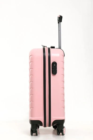 YEFA PP Polipropilen Kırılmaz Büyük & Kabin Boy 2'li Valiz Seti - Resim 6