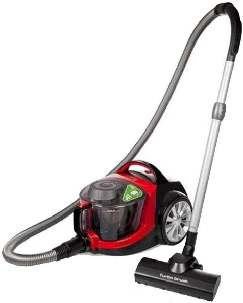 Arnica Tesla Kırmızı Toz Hazneli Elektrikli Süpürge, 750 W, 3 L Hazne, HE3LF Filtre, Kırmızı ürün görseli 1