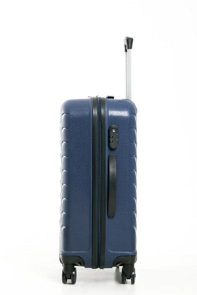 YEFA PP Polipropilen Kırılmaz Orta & Kabin Boy 2'li Valiz Seti - Resim 3