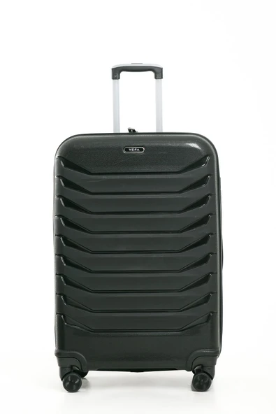 YEFA PP Polipropilen Kırılmaz Orta & Kabin Boy 2'li Valiz Seti - Resim 2