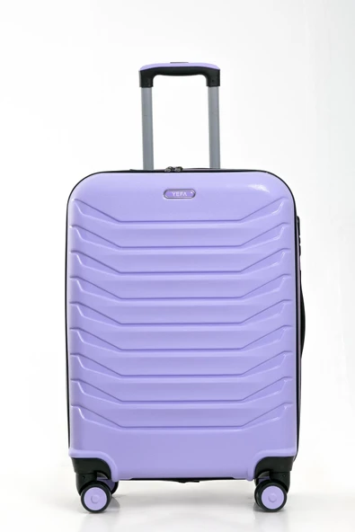 YEFA PP Polipropilen Kırılmaz Orta & Kabin Boy 2'li Valiz Seti - Resim 2