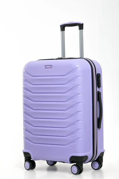 YEFA PP Polipropilen Kırılmaz Orta & Kabin Boy 2'li Valiz Seti - Resim 3