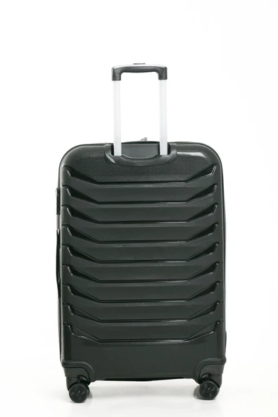 YEFA PP Polipropilen Kırılmaz Orta & Kabin Boy 2'li Valiz Seti - Resim 4