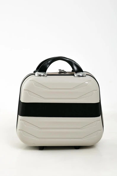 YEFA PP Polipropilen Kırılmaz Büyük & Makyaj Boy 2'li Valiz Seti - Resim 9