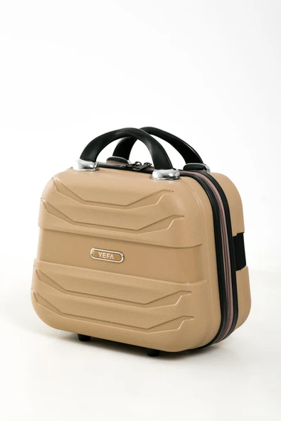 YEFA PP Polipropilen Kırılmaz Büyük & Makyaj Boy 2'li Valiz Seti - Resim 7