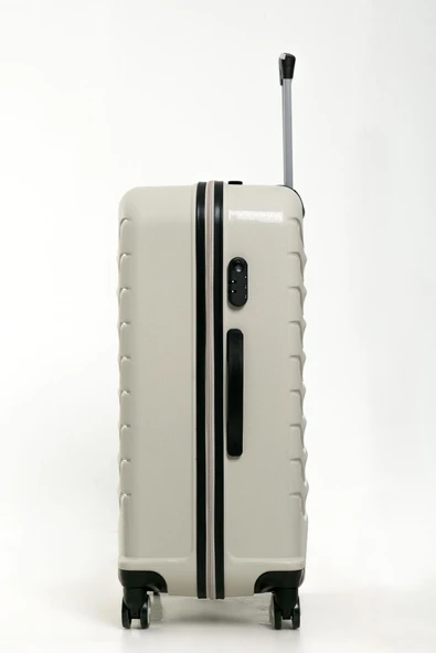 YEFA PP Polipropilen Kırılmaz Büyük & Makyaj Boy 2'li Valiz Seti - Resim 3