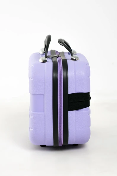 YEFA PP Polipropilen Kırılmaz Büyük & Makyaj Boy 2'li Valiz Seti - Resim 8