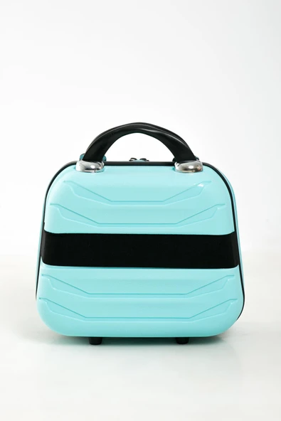 YEFA PP Polipropilen Kırılmaz Büyük & Makyaj Boy 2'li Valiz Seti - Resim 10