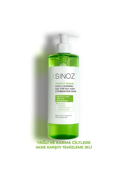Sinoz Perfect Sebum 400 ml Yüz Temizleme Jeli - 1