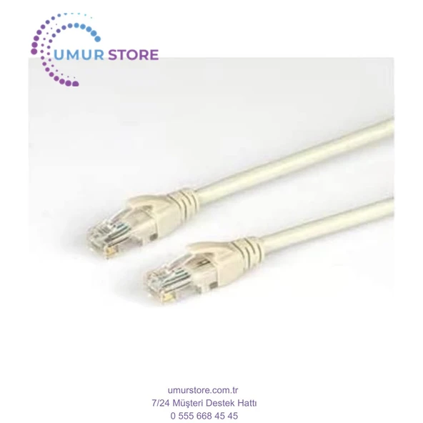 CAT5E Ethernet Patch Internet Kablosu, Beyaz, 40 M ürün görseli 1