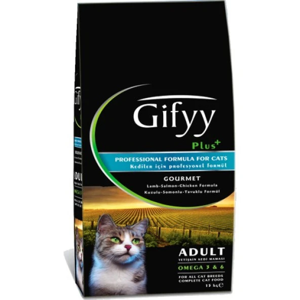 GİFYY GURME KEDİ MAMASI 15 KG.
