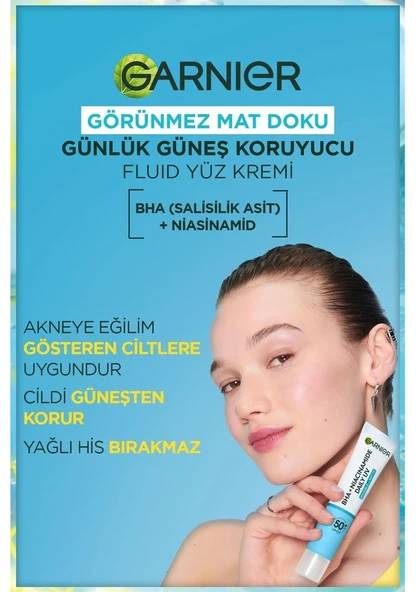 Garnier BHA+ Niasinamid 40 ml 50 Faktör Güneş Kremi - 3
