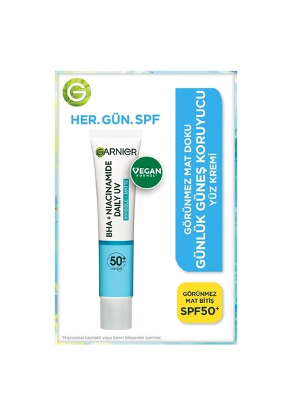 Garnier BHA+ Niasinamid 40 ml 50 Faktör Güneş Kremi - 2