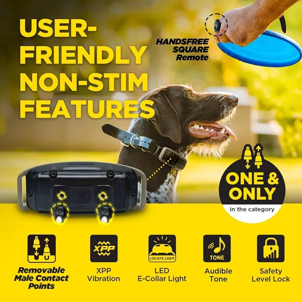 Dogtra 1900X Eller Serbest E-Collar Köpek Eğitimi - 3/4 Mil, 20+ Kg Köpekler - 5