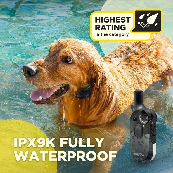 Dogtra 200iQ Uzaktan Eğitim E-Tasması 4,5+ Kg Köpekler - Siyah Leopar - 4