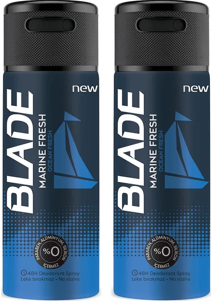 Blade Marine Fresh 150 ml 2 Adet Erkek Deodorant ürün görseli