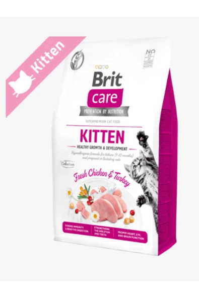 Care Kitten Tahılsız Taze Tavuk Etli Yavru Kedi Maması 2 Kg ürün görseli