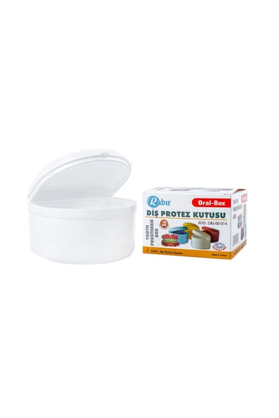 RABIR RABIR Diş Protez Kutusu – Protez Diş Saklama Kabı – Protez Diş Saklama Kutusu – 1 Adet-