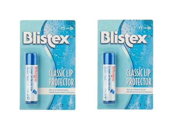 Blistex Classic Lip Protector SPF10 4,25 gr 2 Adet