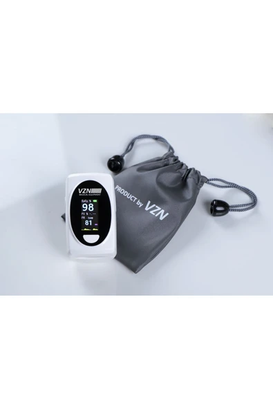 VZN VZN PULSE Parmak Tipi Oksimetre Kan Oksijen Nabız Ölçer, Alarm ve Pi - 3