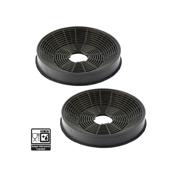 Aspiratör Davlumbaz Karbon Filtre Seti 150mm Yıkanabilir ürün görseli 1