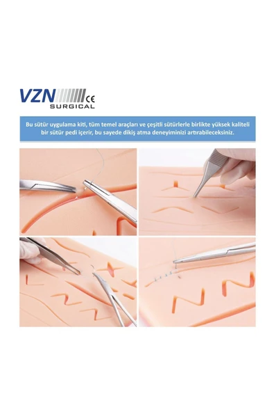 VZN VZN Sütürlü Cerrahi Eğitim Seti - Resim 4