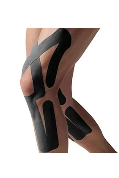 VZN VZN Sport Tape Siyah Renk Kinezyo Sporcu Bandı Ağrı Bandı 5 Metre X 5 Cm - 5